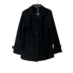 Jou jou Black Cotton Blend Jacket(Size Medium)